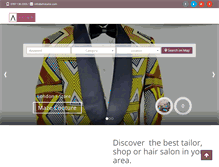 Tablet Screenshot of afrotailor.com